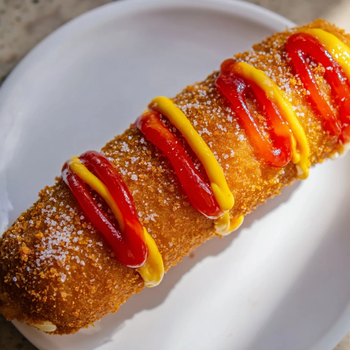 Cheesy Korean Corn Dogs