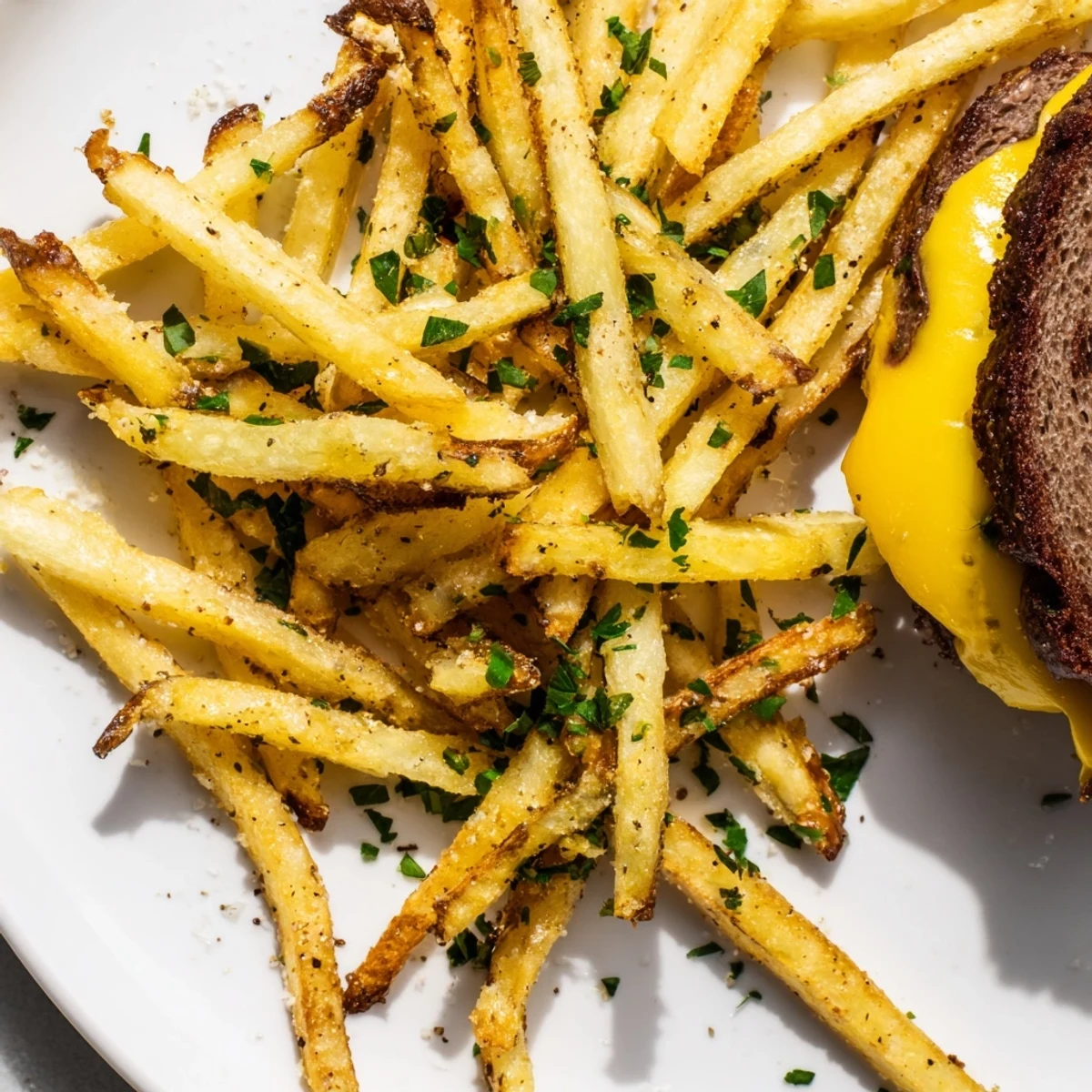 Beef Tallow French Fries Grilled Cheese