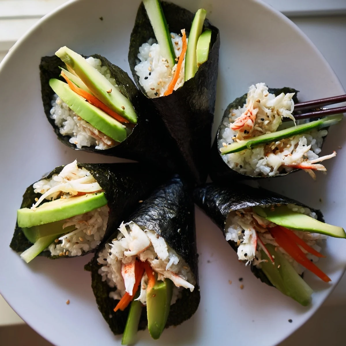 Sushi Rice Hand Rolls