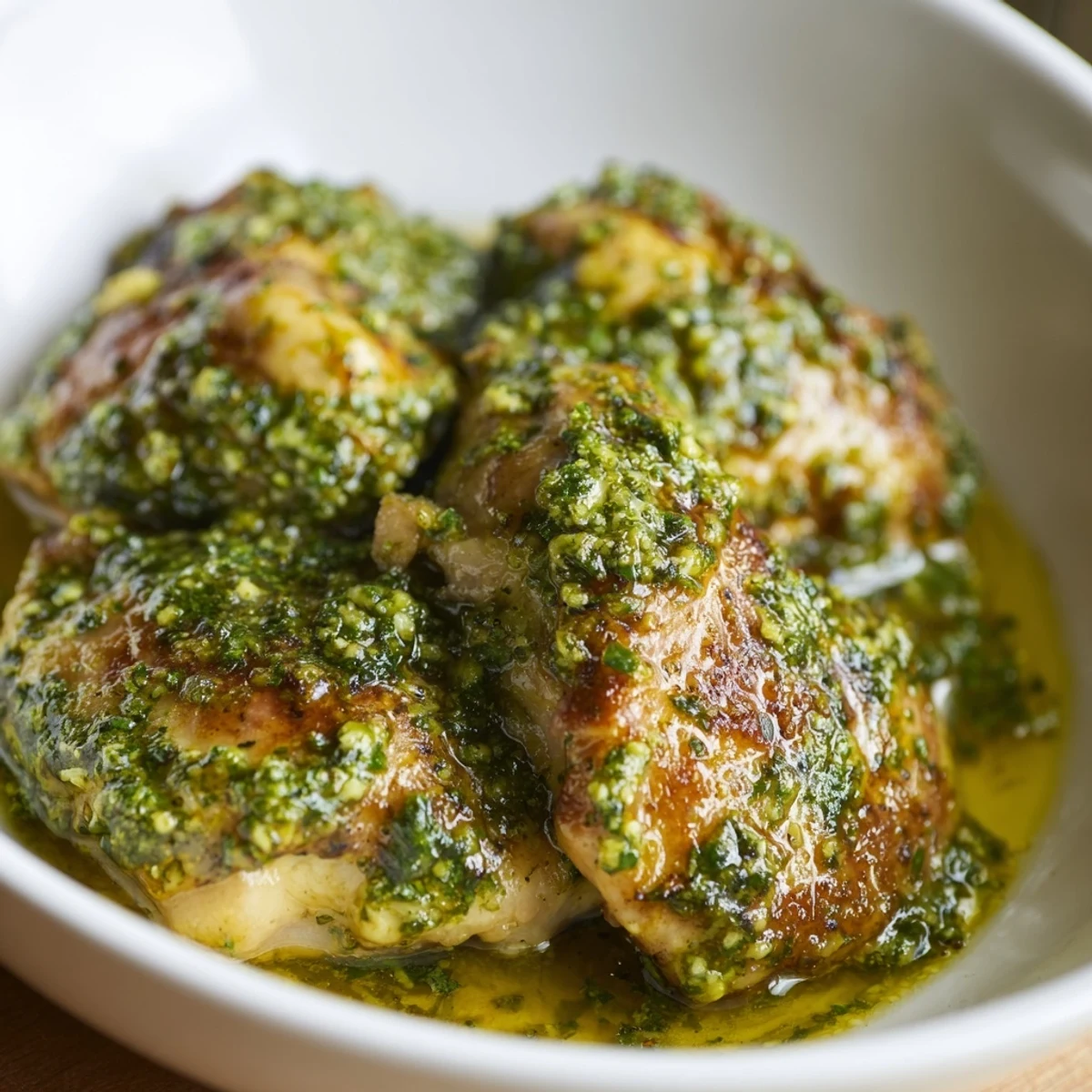 In this easy Chicken Pesto Rice Bowl, juicy tomato chunks and savory pesto chicken add fresh flavor over steaming grains, perfect for weeknight dinners.