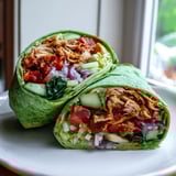 BBQ Chicken Salad Wrap