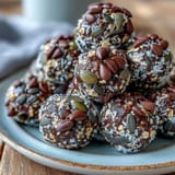 Chewy, naturally sweetened oat balls packed with sunflower seeds and mini chocolate chips—ideal for school-safe lunches.