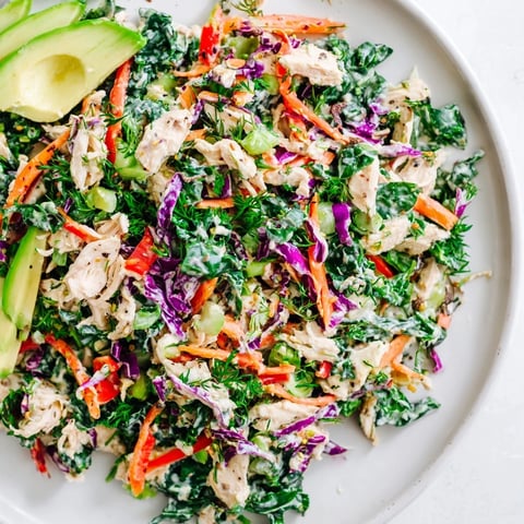 Fresh Poppy-Inspired Chicken Salad Wraps: a colorful wrap with juicy chicken, crunchy veggies, and creamy dressing.