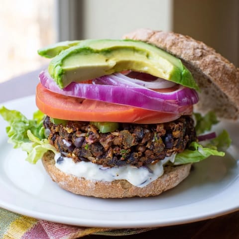 Zesty Black Bean Burgers