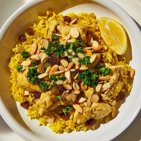 Aromatic golden Chicken and Rice Pilaf, a comforting one-pot meal perfect for a cozy dinner.