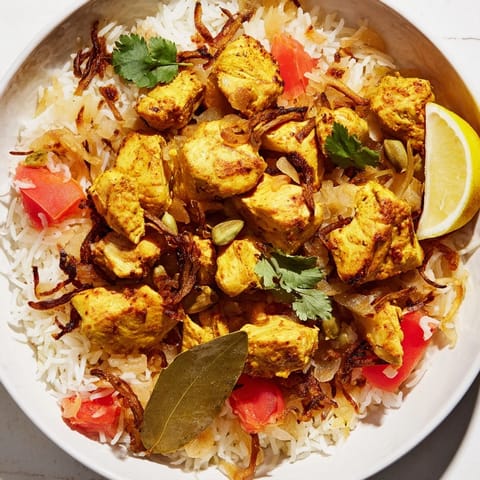 Easy Chicken Biryani Dish