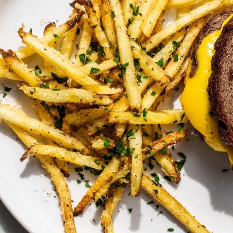 Beef Tallow French Fries Grilled Cheese