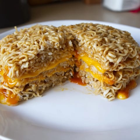 Instant Ramen Grilled Cheese