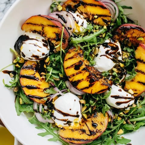 Grilled Peach Salad