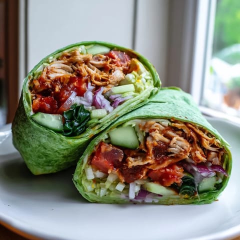 BBQ Chicken Salad Wrap