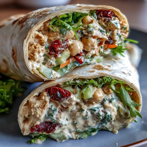 Vegan Creamy Sun-Dried Wraps
