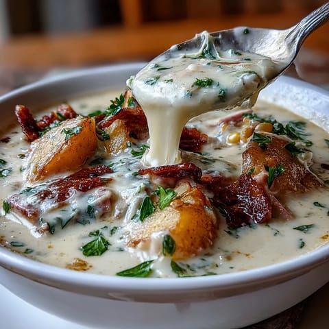 Light Ham Potato Chowder