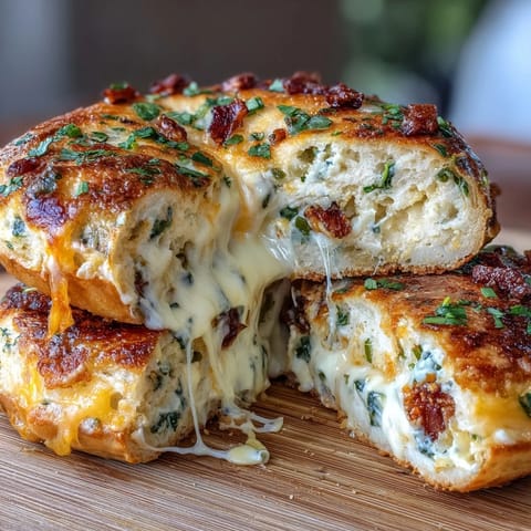 Chewy homemade bagels bursting with sharp cheddar and jalapeño, baked to perfection for a flavorful, protein-packed meal any time of day.  