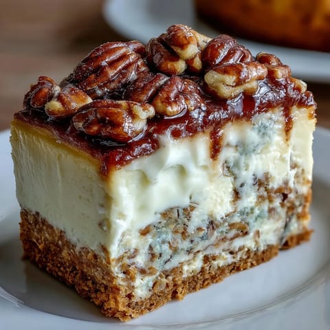 Creamy cheesecake bars swirled with spiced carrot cake and topped with smooth frosting, perfect for spring gatherings.  