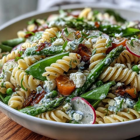 Spring Pasta Lemon Radishes
