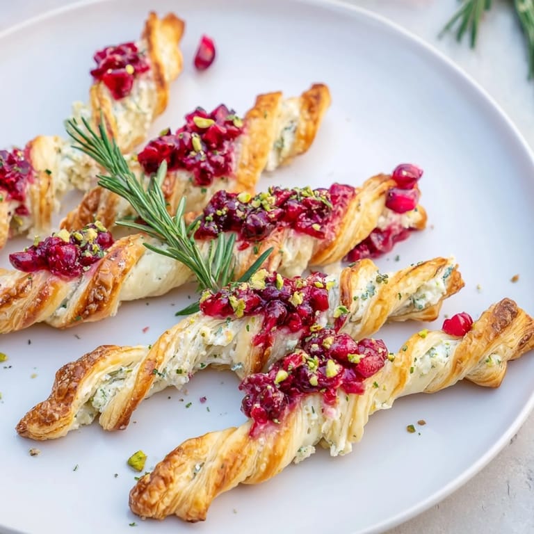 The baked Cranberry Christmas Star shows a gorgeous star shape with glistening cranberry filling and flaky pastry.