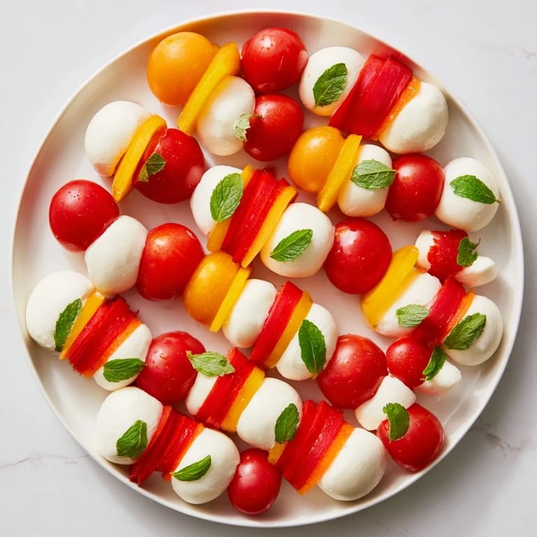 Eye-catching close-up of the Peppermint Stripe Celebration arrangement with fresh mint and colorful holiday ingredients.