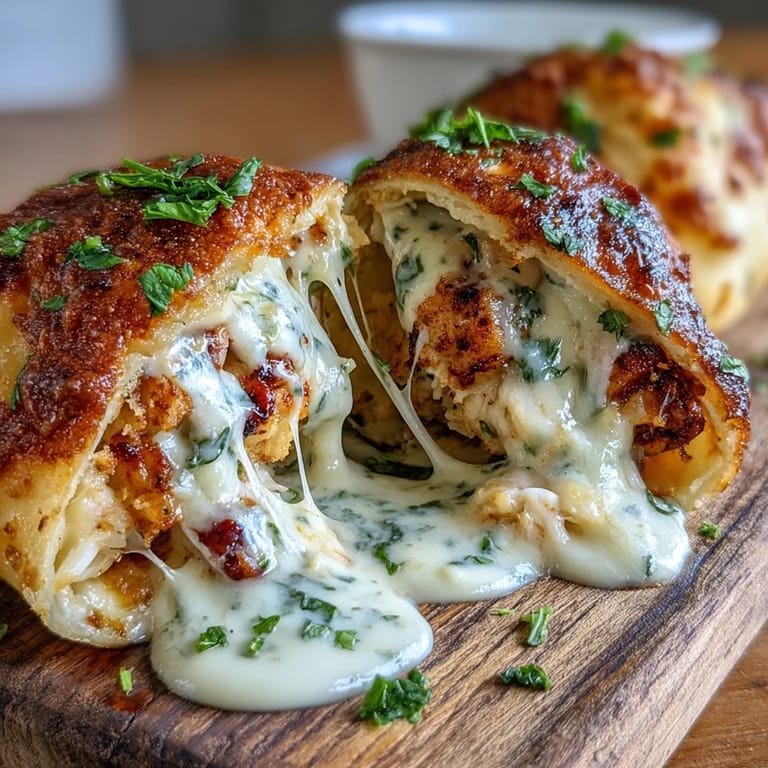 Six warm Cheesy Seafood Tortilla Bombs with melted three-cheese filling and golden brown tortilla edges.