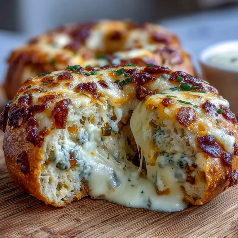 Soft, protein-rich bagels with gooey cheddar and fresh jalapeño, ideal for a satisfying, nutritious twist on a classic bakery favorite.