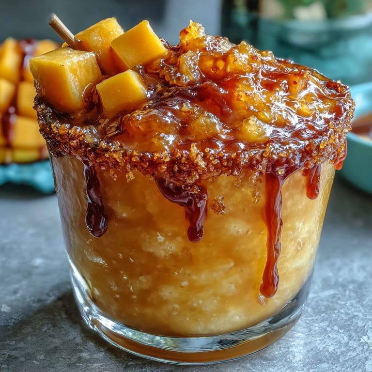 Enjoy this festive Cinco de Mayo Mangonada mocktail, bursting with tropical flavor.