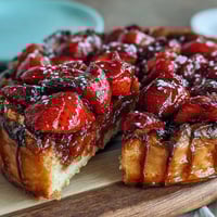 Easy Fresh Strawberry Galette with Frangipane, a rustic dessert with juicy strawberries and almond cream in a golden, flaky crust.